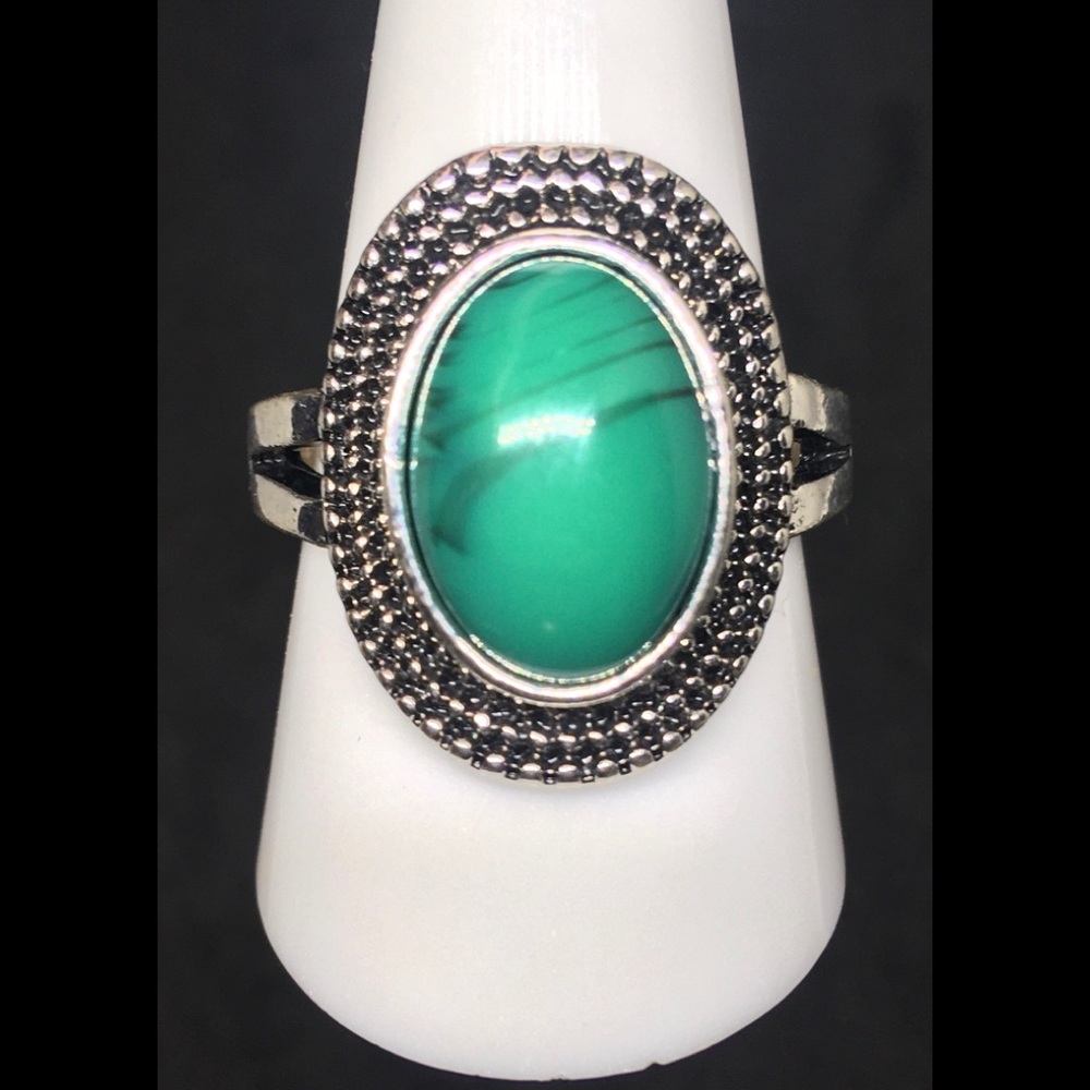 Vintage Style Malachite Ring